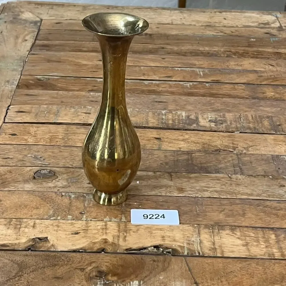 Solid Brass Bud Vase 8